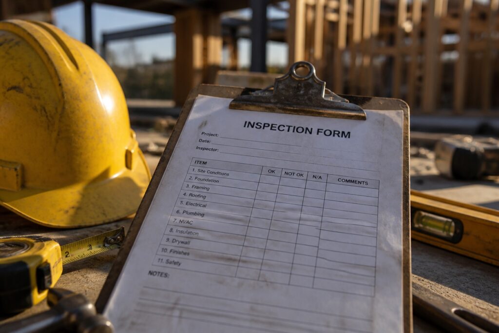 homeowner construction inspection guide