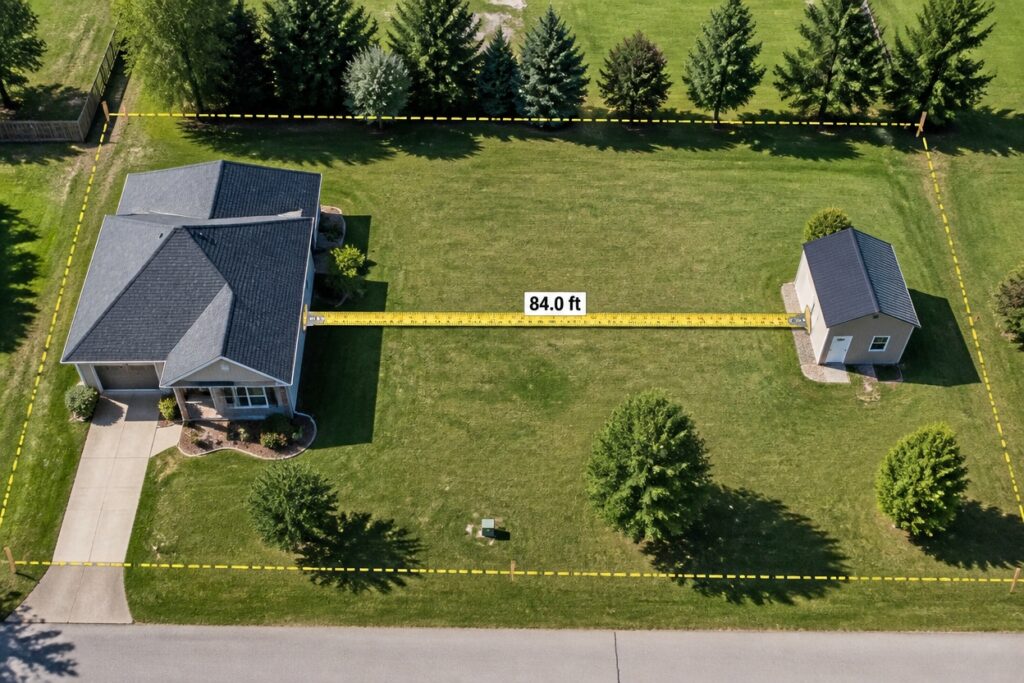 outbuilding setback regulations checklist
